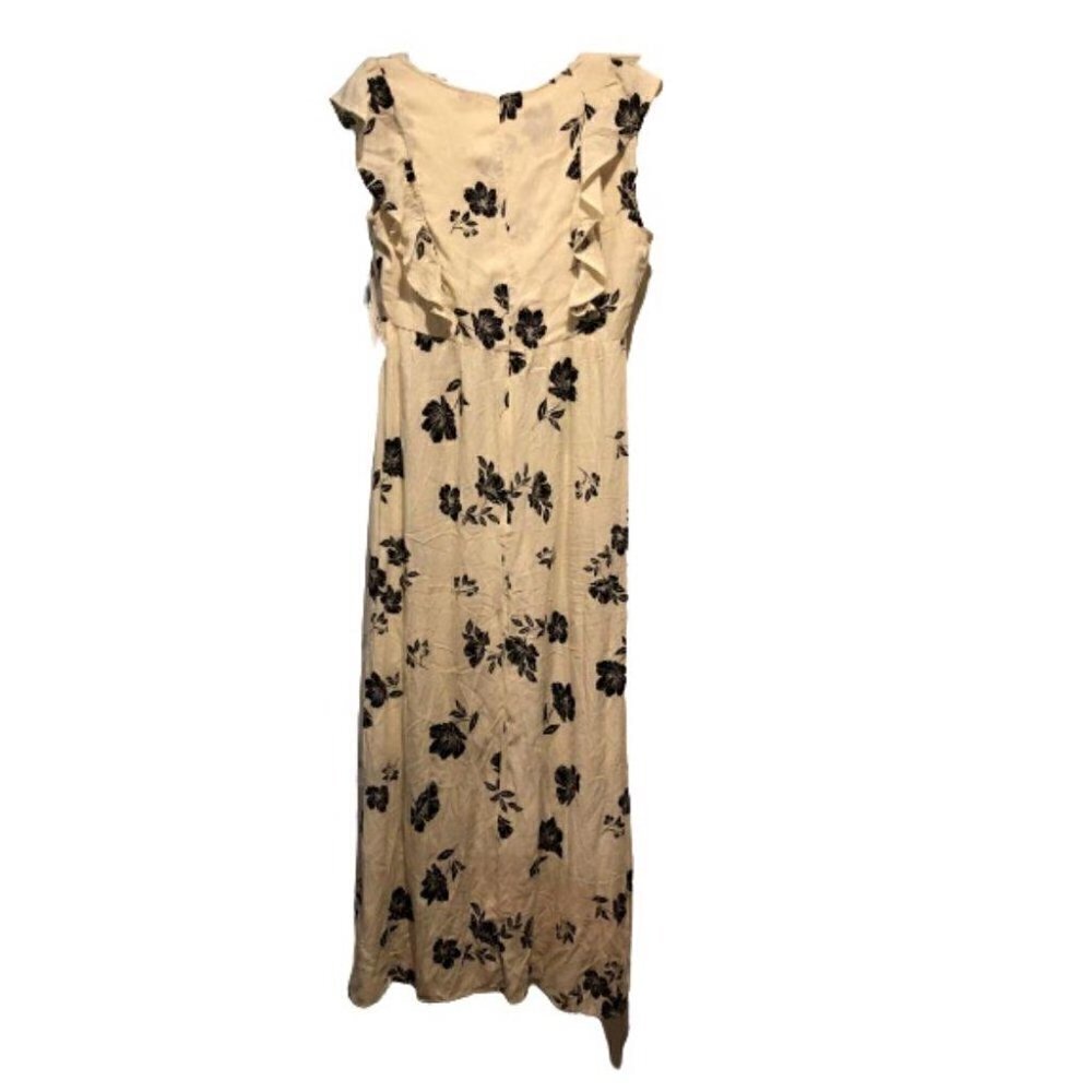 Society Amuse Floral Ruffle Maxi Dress L NWT 3663-3